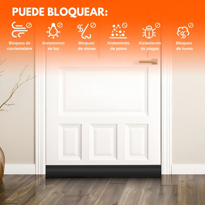 Burlete Ajustable para Puertas – Sella Aire, Polvo y Plagas