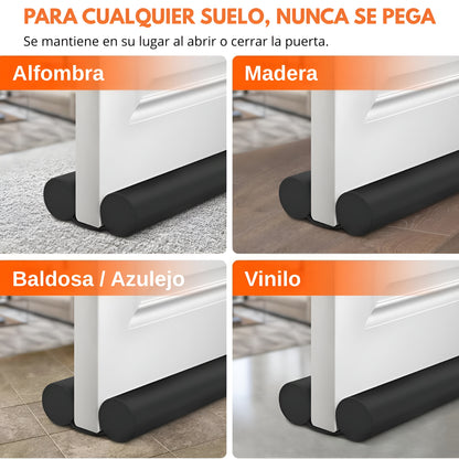 Burlete Ajustable para Puertas – Sella Aire, Polvo y Plagas