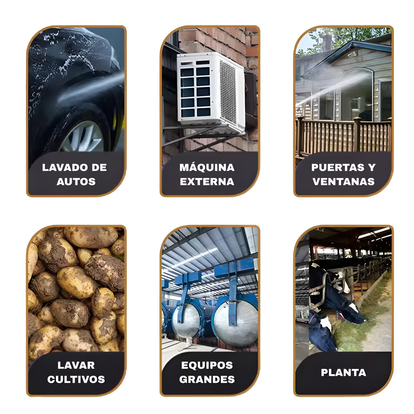 Hidrolavadora Portátil Inalámbrica de Alta Potencia