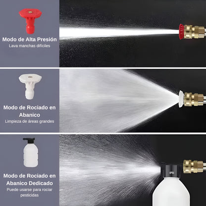 Hidrolavadora Portátil Inalámbrica de Alta Potencia