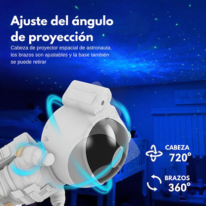 Proyector Astronauta de Estrellas y Galaxia