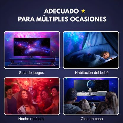 Proyector Astronauta de Estrellas y Galaxia