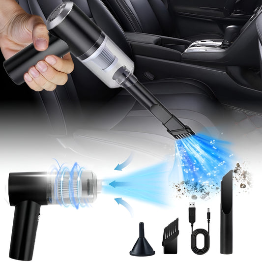 Mini Aspiradora Portátil con Boquillas Multifuncionales