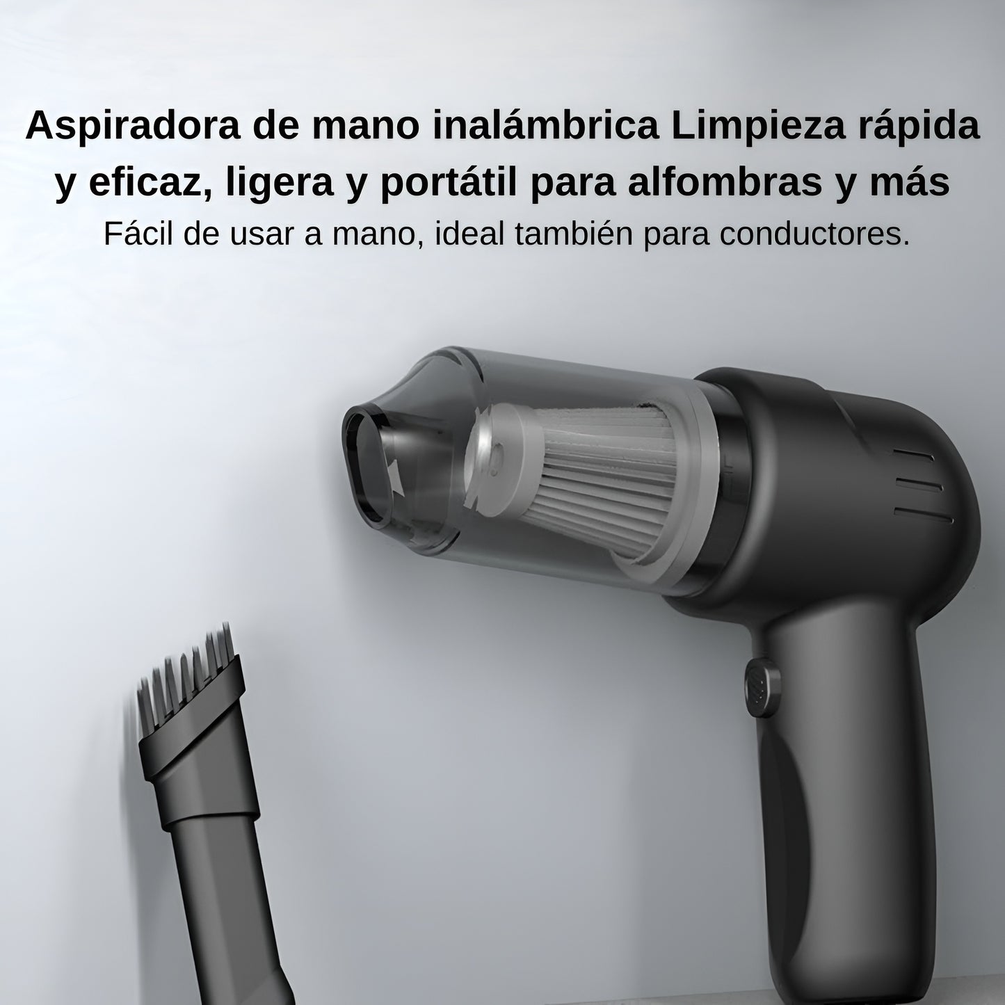 Mini Aspiradora Portátil con Boquillas Multifuncionales