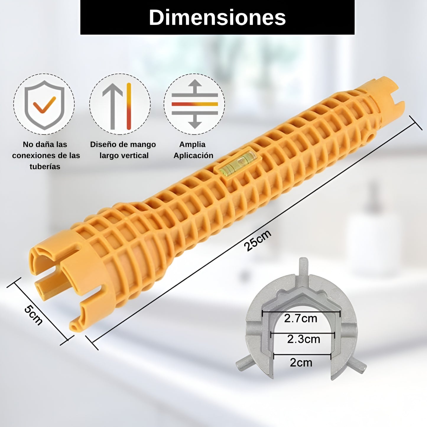 Llave Multifuncional para Fontanería Cocina y Baño