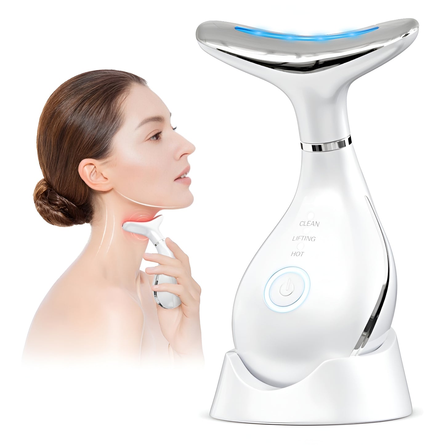 Micro-Glow Masajeador de Piel Profesional