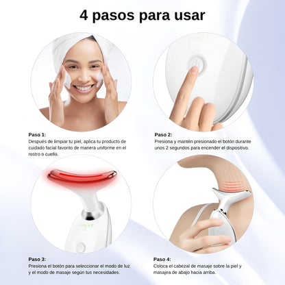 Micro-Glow Masajeador de Piel Profesional