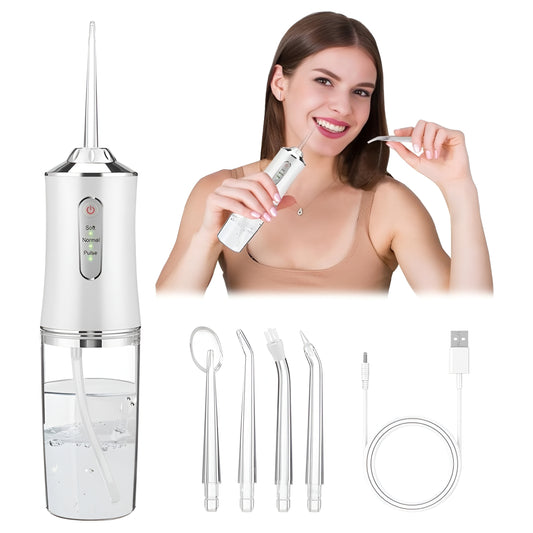 Irrigador Dental Eléctrico Inalámbrico 3 Modos