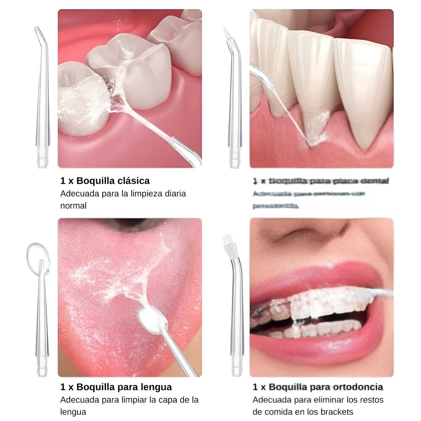 Irrigador Dental Eléctrico Inalámbrico 3 Modos