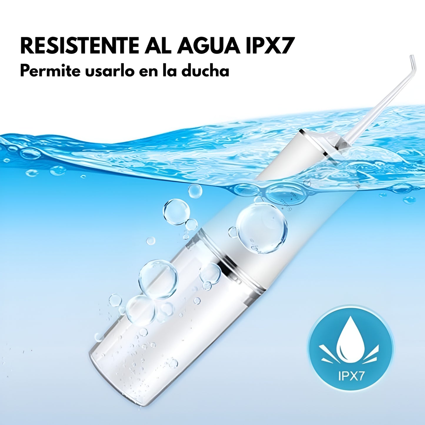 Irrigador Dental Eléctrico Inalámbrico 3 Modos