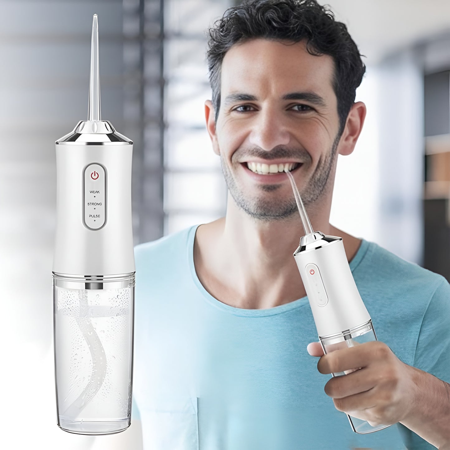 Irrigador Dental Eléctrico Inalámbrico 3 Modos