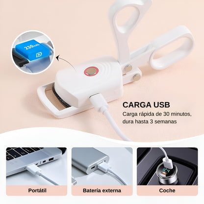 Rizador Compacto y Portátil para Pestañas Naturales