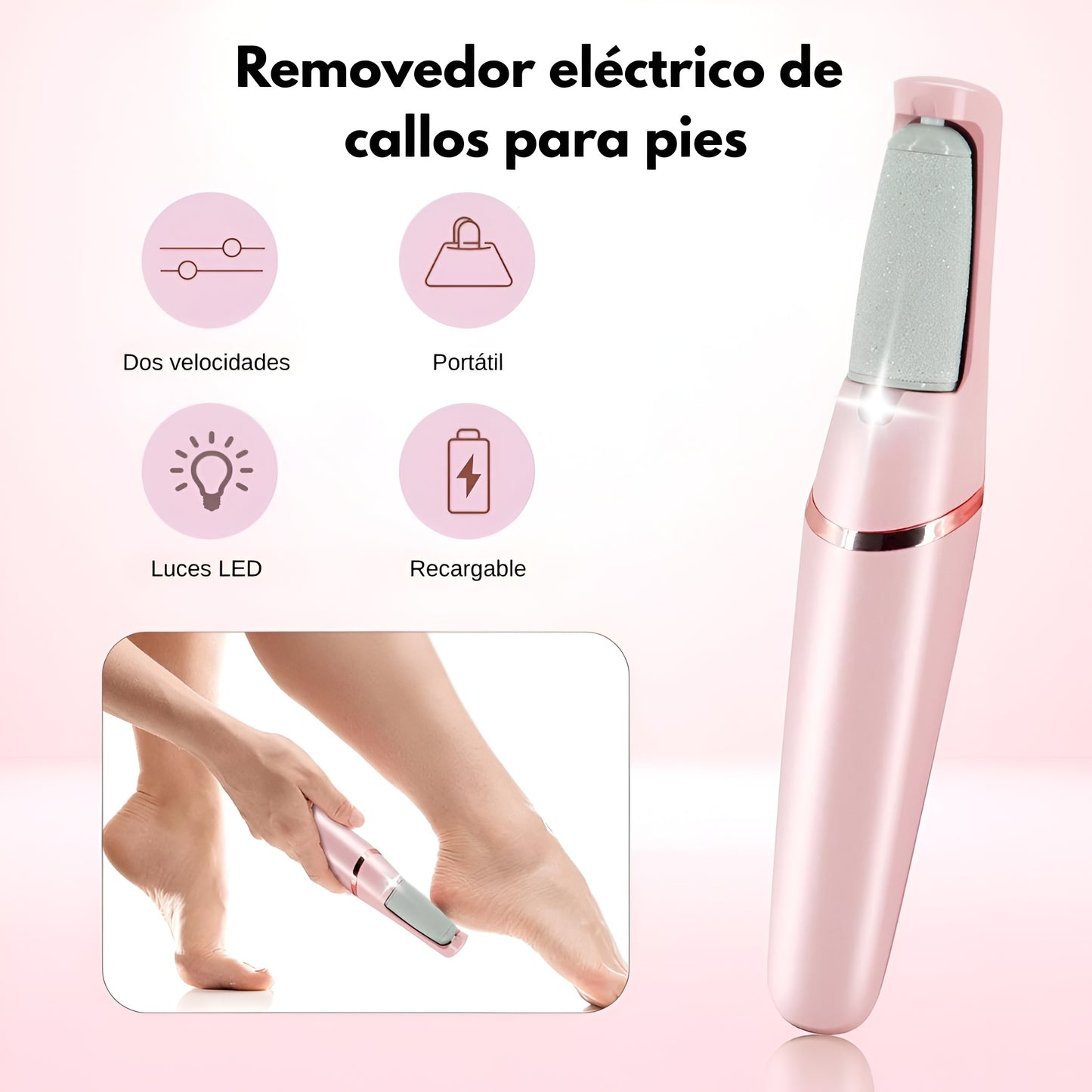 Lima Electrónica para Pies Suaves