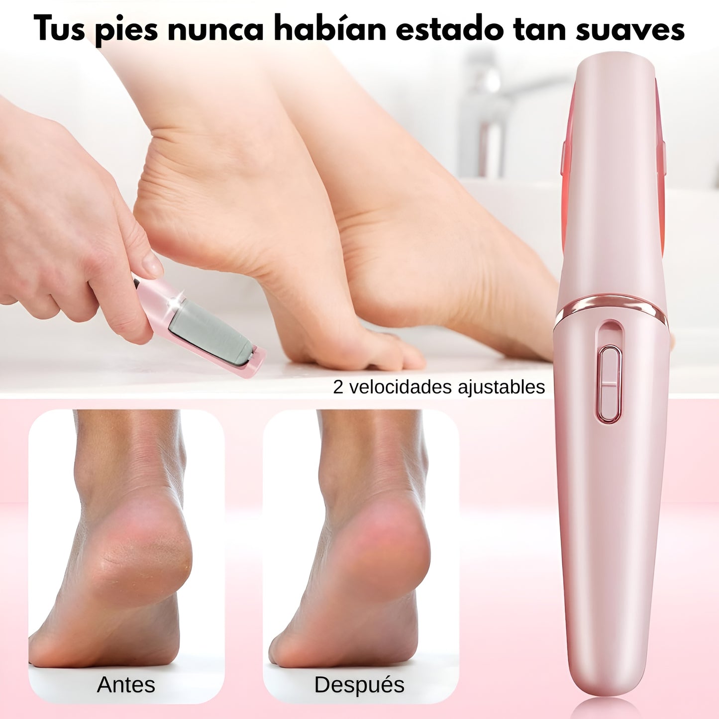 Lima Electrónica para Pies Suaves