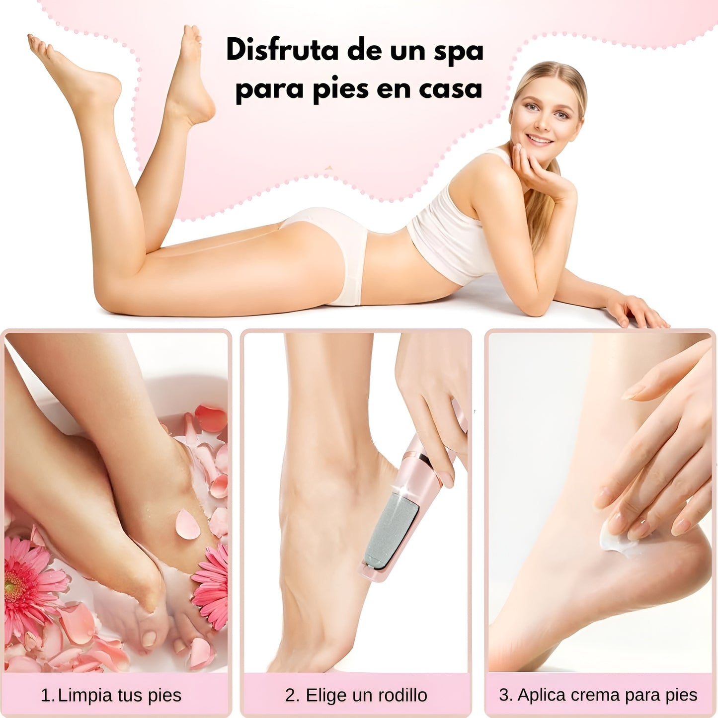 Lima Electrónica para Pies Suaves