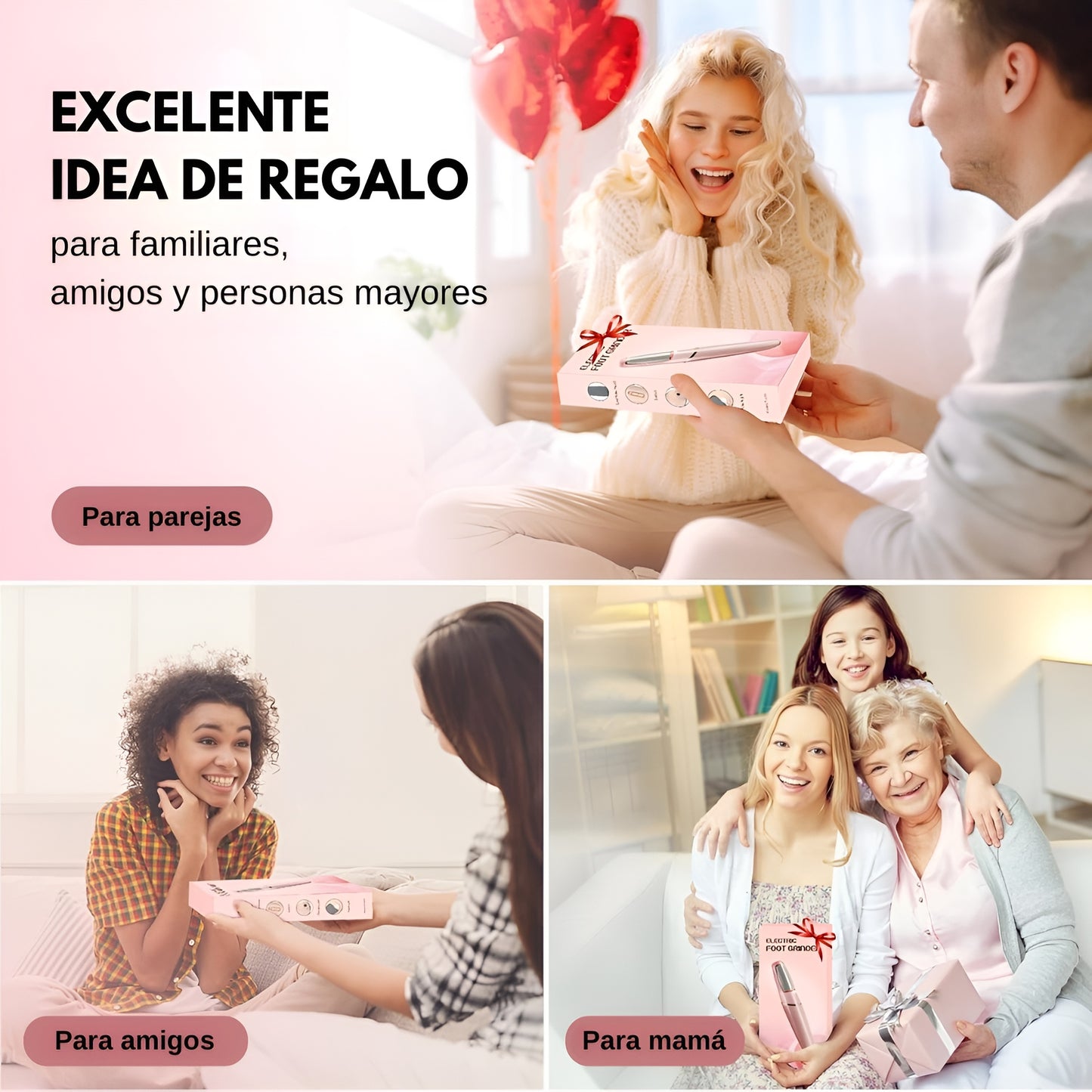 Lima Electrónica para Pies Suaves